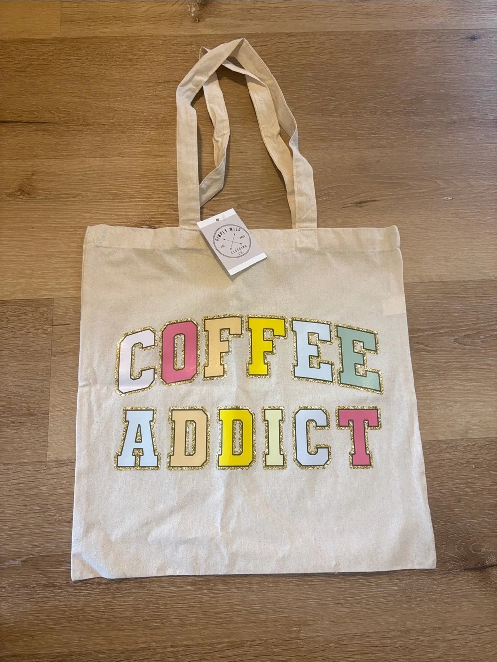 Coffee Addict Canvas Tote Bag
